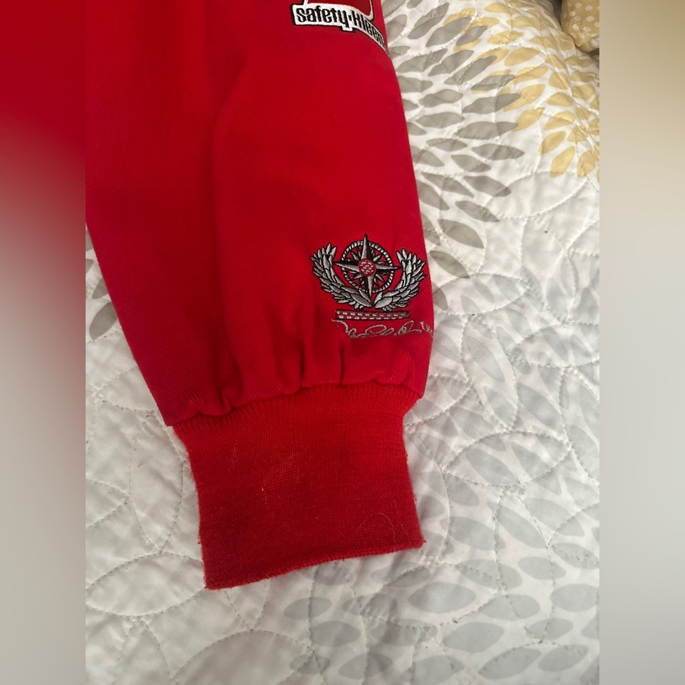 Budweiser Red Racing Jacket with Embroidered Logos - Picture 5 of 7